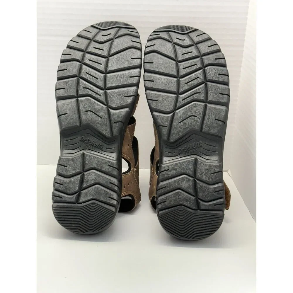 Dr Scholls Men's Sandals Sz 11M Candid Fisherman Closed Toe Memory Foam Cool Fit